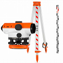 Комплект 3в1: нивелир RGK C-20 + штатив, рейка 4м